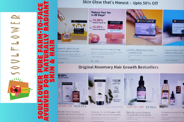 Soulflower India Rosemary hair oil for hair growth and scalp nourishment