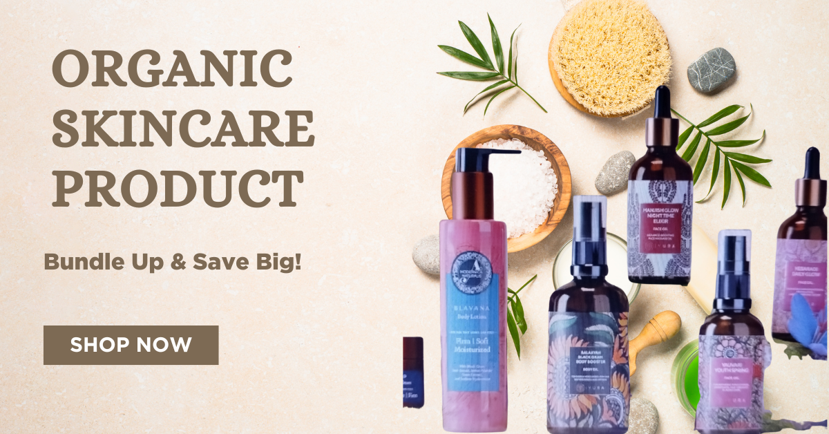 Modern Ayurveda experience featuring natural beauty products and online learning in a cozy living space